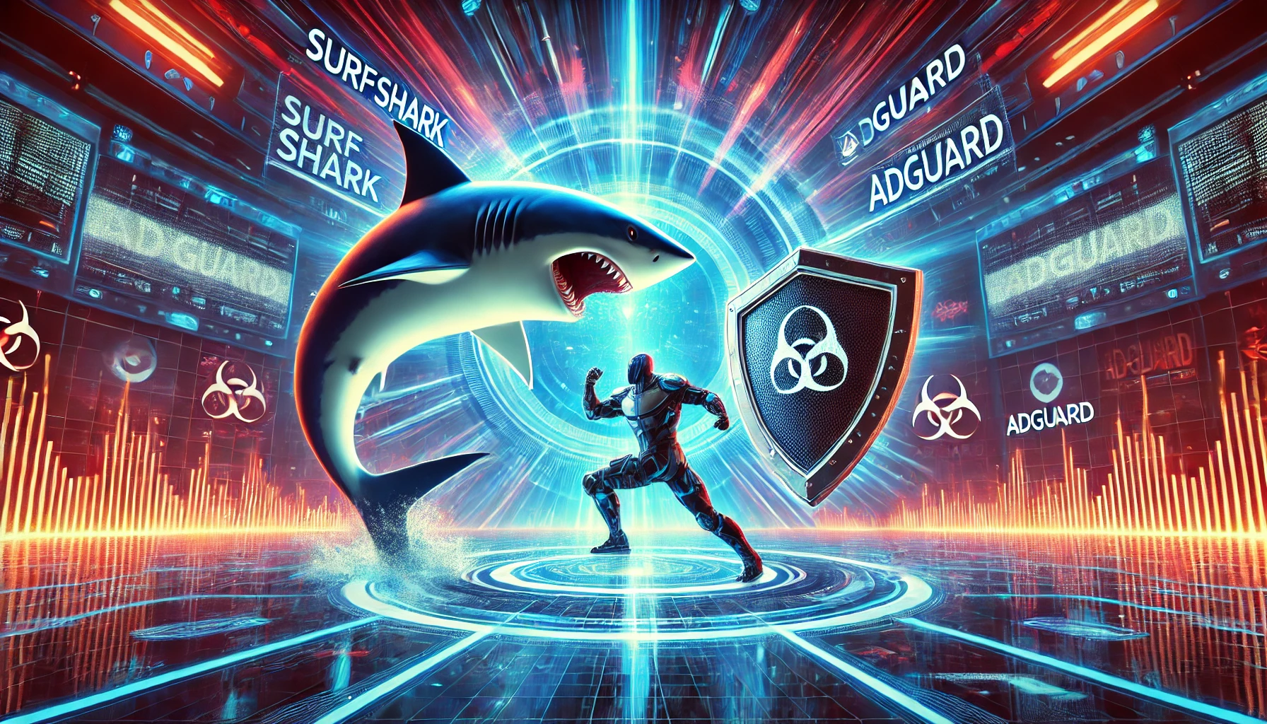 Choosing Your VPN: A Detailed Comparison of AdGuard and Surfshark for Online Protection